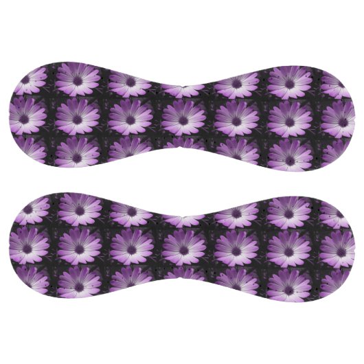 パープルデイジーフラワーソフトボール ソフトボール (パネル)