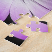 パープルデイジーフラワーパズル ジグソーパズル (側面)