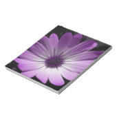 パープルデイジーフラワーメモ帳 ノートパッド (回転)
