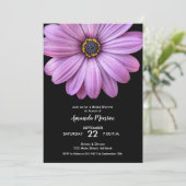 パープルデイジーブライダルシャワー 招待状 (スタンド正面)