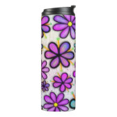 パープルデイジーレトロ タンブラー (回転左)