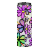 パープルデイジーレトロ タンブラー (裏面)