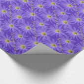 パープルデイジー包装紙 ギフト紙をカスタマイズ ラッピングペーパー (角)