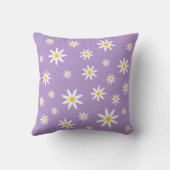 パープルデイジー枕 クッション (裏面)
