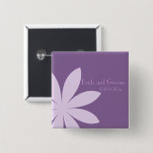 パープルデイジー結婚ズ 缶バッジ (正面&裏面)
