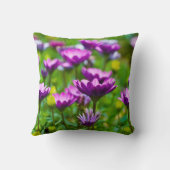 パープルデイジー装飾用クッション クッション (裏面)