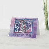 パープルデイジー カード (正面)