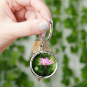 パープルデイジー キーホルダー (手)