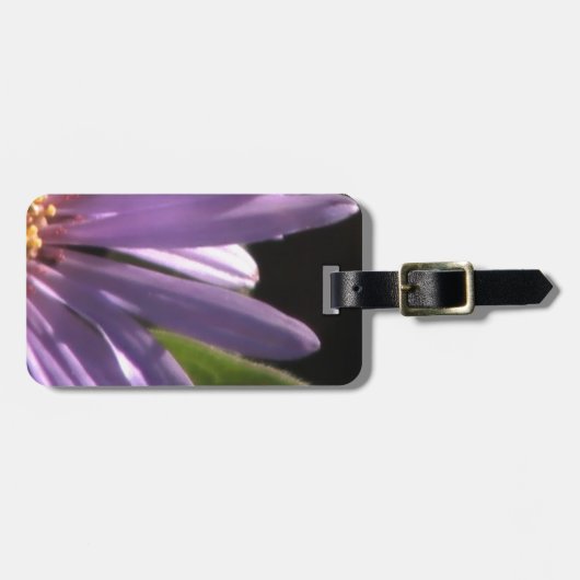 パープルデイジー ラゲッジタグ (正面横)