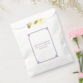 パープルデコシック結婚ズ フェイバーバッグ (封をした状態)