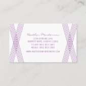 パープルデコモダン名刺 名刺 (裏面)