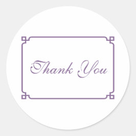 パープルデコ結婚シック ラウンドシール