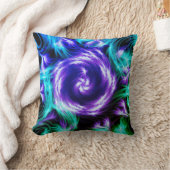 パープルデザイン クッション (ブランケット)