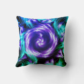 パープルデザイン クッション (裏面)