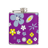 パープルデザイン フラスク (正面)