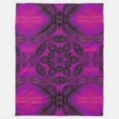 パープルデザートソング15 フリースブランケット (正面)