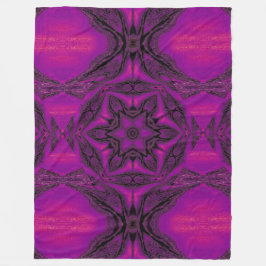 パープルデザートソング15 フリースブランケット