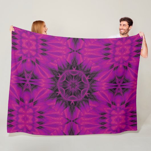 パープルデザートソング31 フリースブランケット (インサイチュ)