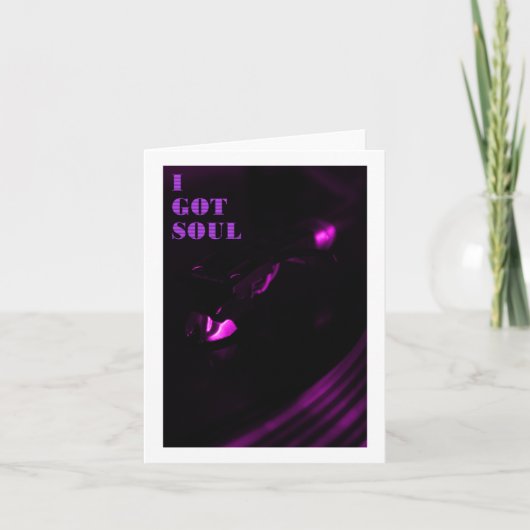 パープルデッキIソウルシ得ョナル文字ステッカー カード (正面)