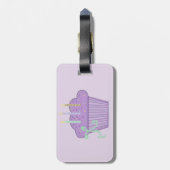 パープルデライトカップケーキ ラゲッジタグ (裏面縦)