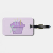 パープルデライトカップケーキ ラゲッジタグ (裏面横)
