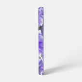 パープルデルフィニウム花フローラ SAMSUNG GALAXYケース (左側面)