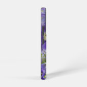 パープルデルフィニウム花フローラ SAMSUNG GALAXYケース (右側面)