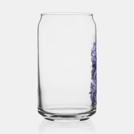 パープルデルフィニウム開花フローラ ガラス缶 (右)