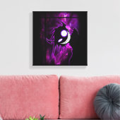パープルデーモン キャンバスプリント (インサイチュ (リビング))