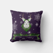 パープルトインデア装飾用クッション クッション (正面)