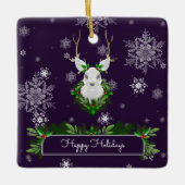 パープルトナディアセラミックオーナメント セラミックオーナメント (正面)