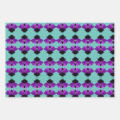 パープルトムターキー ラッピングペーパーシート (正面3)