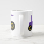 パープルトラクター ジャンボコーヒーマグカップ (裏面)