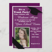 パープルトランクカレッジのパーティー写真 招待状 (正面/裏面)