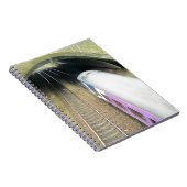 パープルトレイン,鉄道線路,トンネル,旅行 ノートブック (右側)