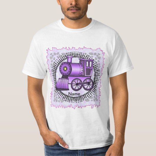 パープルトレイン Tシャツ (正面)