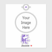 パープルトレックスザボスディノ シール (シート)