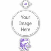 パープルトレックスザボスディノ シール (正面)