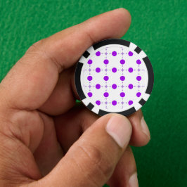 パープルドット, 水玉模様, ドット, ドット柄 ポーカーチップ