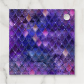 パープルドラゴンはかりで測金ゴールド誕生日ありがとう フェイバータグ (裏面)