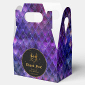 パープルドラゴンはかりで測金ゴールド誕生日ありがとう フェイバーボックス (オープン)