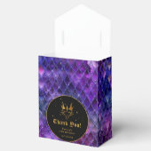 パープルドラゴンはかりで測金ゴールド誕生日ありがとう フェイバーボックス (オープン)