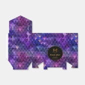 パープルドラゴンはかりで測金ゴールド誕生日ありがとう フェイバーボックス (折り畳みなし)