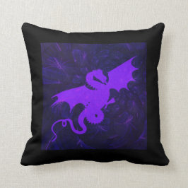 パープルドラゴンファンタジー夢 クッション