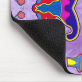 パープルドラゴンマウスパッド マウスパッド (コーナー)