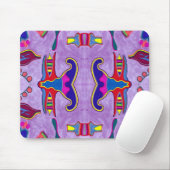 パープルドラゴンマウスパッド マウスパッド (マウス)