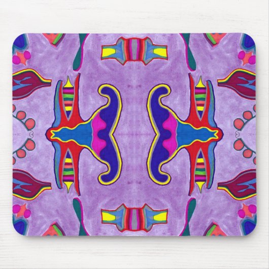 パープルドラゴンマウスパッド マウスパッド (正面)