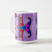 パープルドラゴンマグ コーヒーマグカップ (正面左)