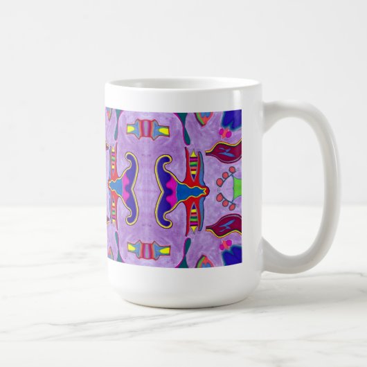 パープルドラゴンマグ コーヒーマグカップ (右)