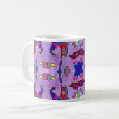 パープルドラゴンマグ コーヒーマグカップ (正面左)